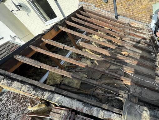 Stamford Roofing Services 16 This is a photo of a roof needing repairs in Stamford
