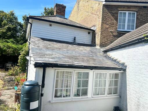 Stamford Roofing Services 17 This is a photo of a roof needing repair in Stamford