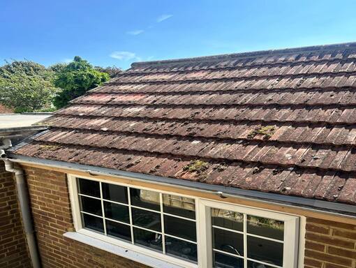 Stamford Roofing Services 2 This is a photo of a roof needing repair in Stamford
