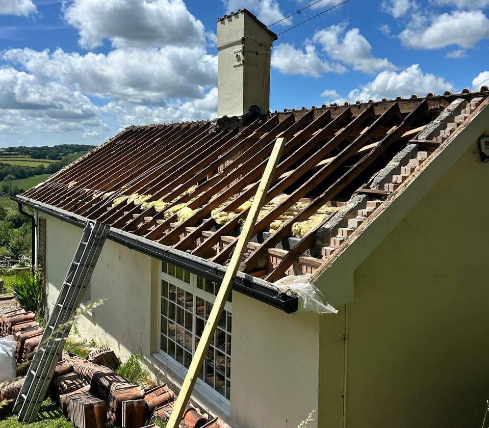 Stamford Roofing Services 8 This is a photo of a roof being repaired in Stamford. Installation carried out by Stamford Roofing Services